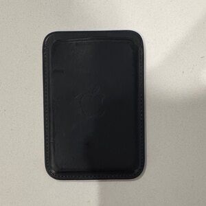 Apple FineWoven wallet black Leather Card Case